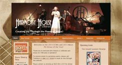 Desktop Screenshot of harmonyhousetheatre.com